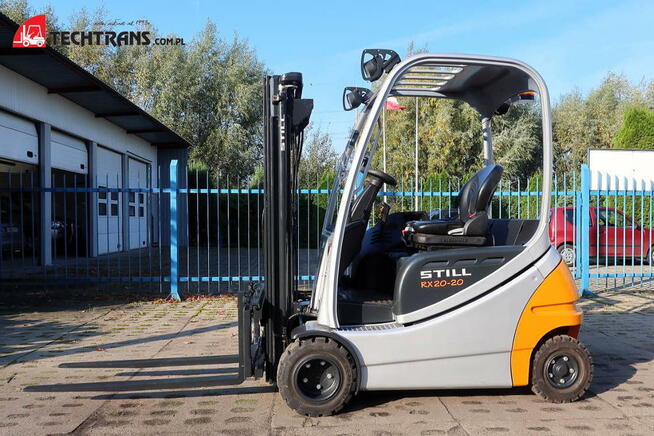 elektryczny wózek widłowy używany Still EXV TRIPLEX maszt