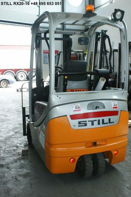 elektryczny wózek widłowy używany Still EXV TRIPLEX maszt