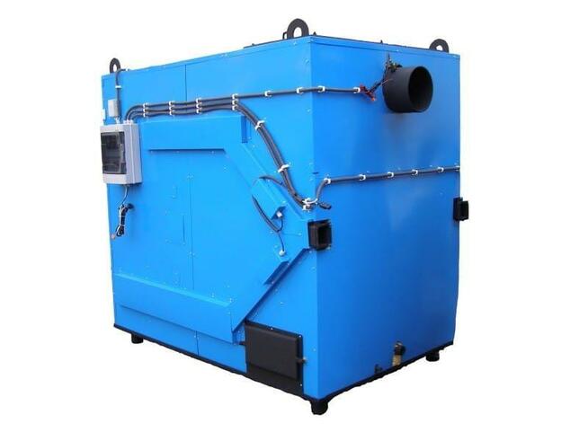 Piec kocioł wsadowy na słomę baloty 140 kW 80 250 - piec c.o