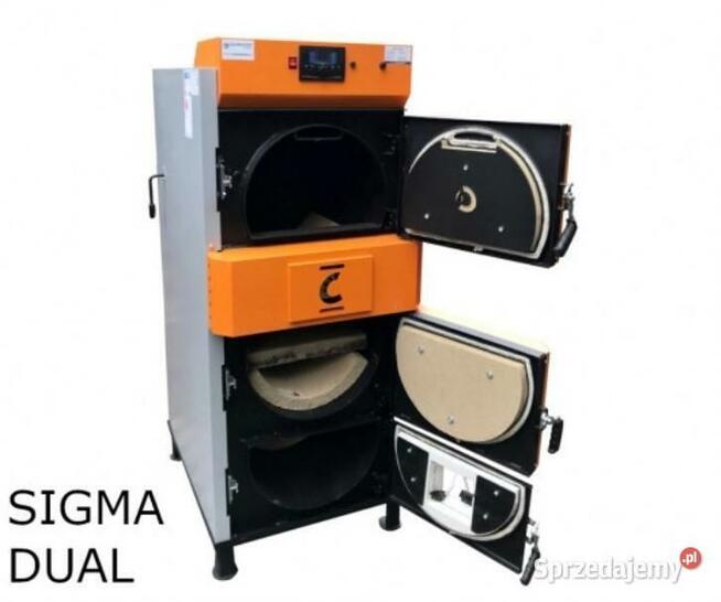 Piec c.o na drewno i pellet Sigma 20KW - czyste powietrze