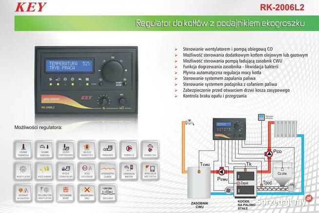 Piec z podajnikiem na ekogroszek 5 klasy Ecowarmer 25kW