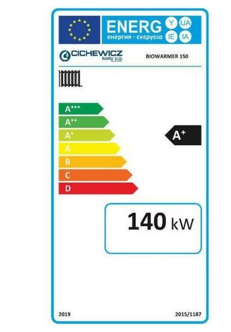 Piec kocioł wsadowy na słomę baloty 140 kW 80 250 - piec c.o