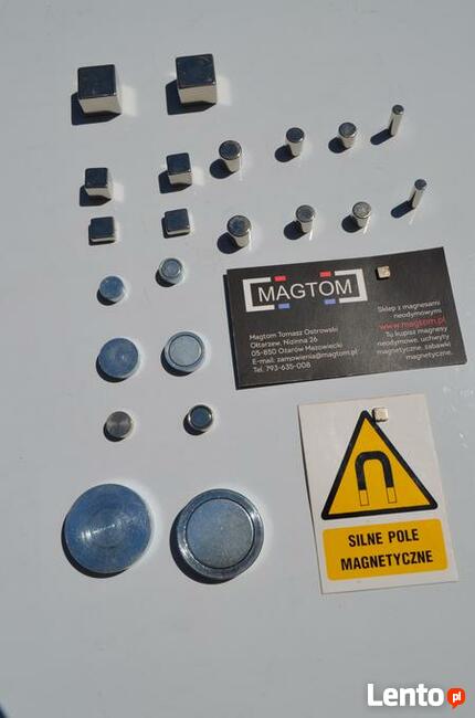 Magnes neodymowe do tablicy magnetycznej Magtom
