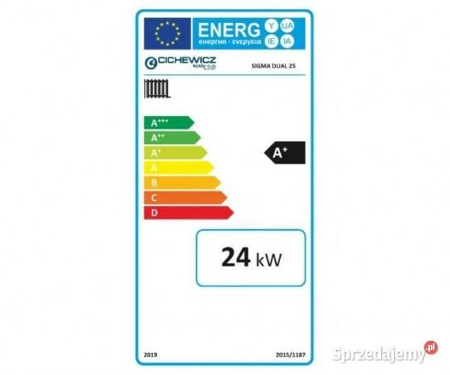 Piec c.o na drewno i pellet Sigma 20KW - czyste powietrze