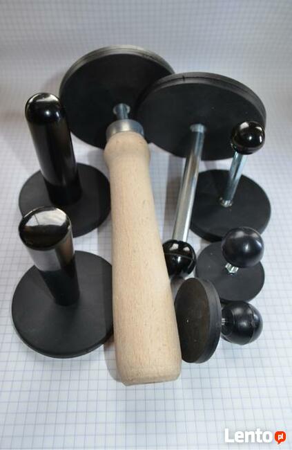 Magnesy neodymowe Uchwyty magnetyczne z gumą aplikacja foli