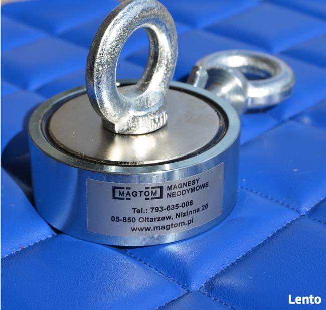 Magnes neodymowy uchwyt do poszukiwania F300x2 lina rękawice