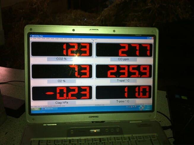 Piec kocioł wsadowy na słomę baloty 140 kW 80 250 - piec c.o