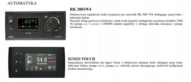 Piec co zgazowujący drewno Sigma 20kW + zestaw - dotacja