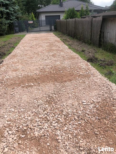 Utwardzanie dróg osiedlowych i prywatnych usługi minikoparka