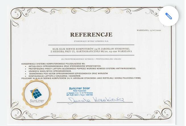 serwis komputerowy KLik-KLik 24h tanio z dojazdem W-wa i oko