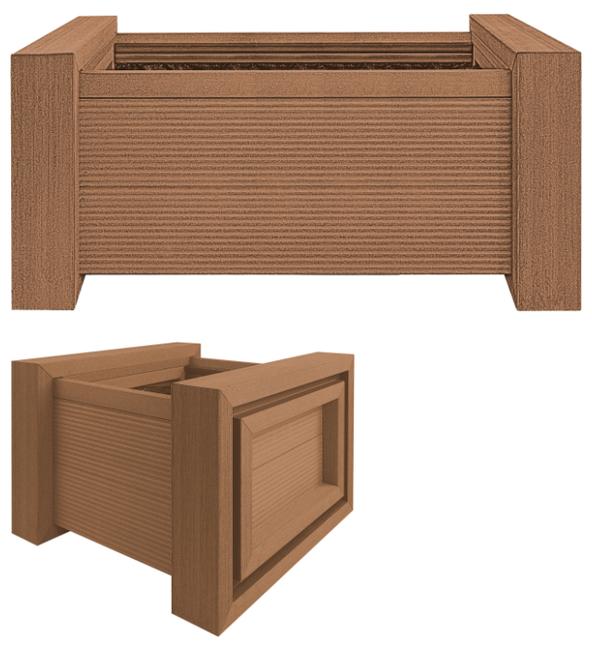 Donica z kompozytu Hartika Garden Klass 60x60x43