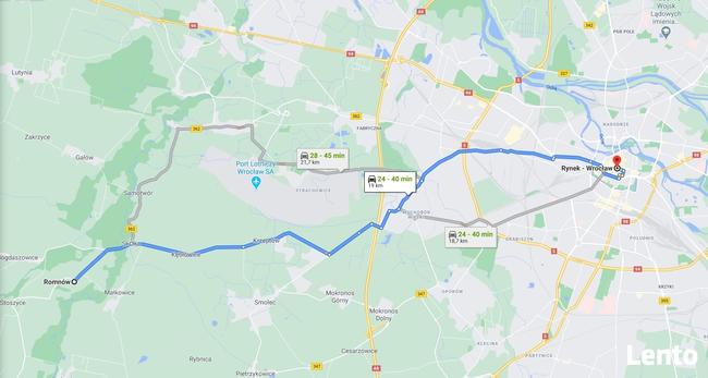 Działka Rolna (1000 m2) 5 km od Wrocławia (Romnów)