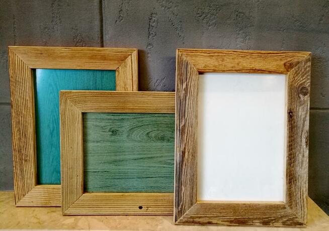 Unikatowe ramy ze starego drewna na zdjęcie lub obraz