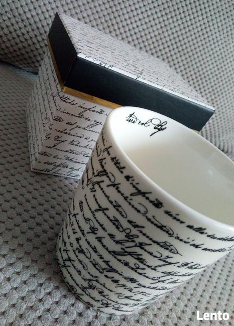 Scrittura duży kubek pismo 400ml pudełko prezentowe