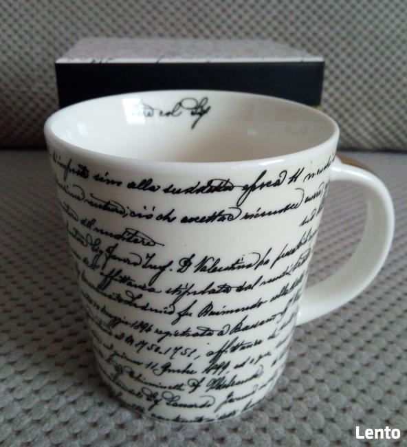 Scrittura duży kubek pismo 400ml pudełko prezentowe