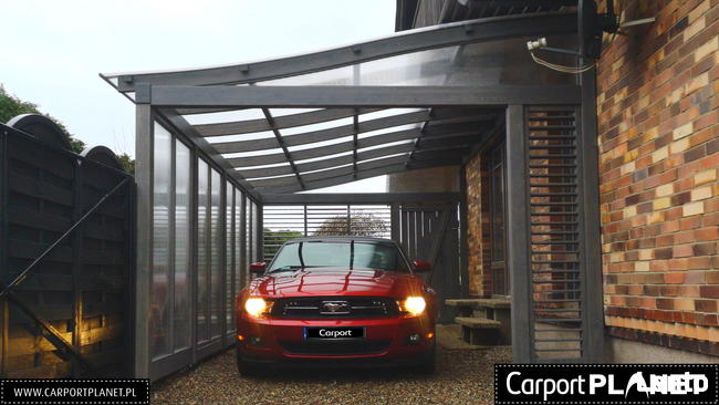 Wiata garażowa drewniana zadaszenie na samochód Opole