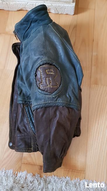 Kurtka skórzana-bomber