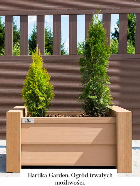 Donica z kompozytu Hartika Garden Klass 60x60x43
