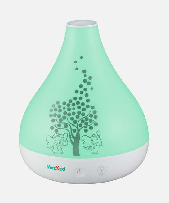 Nawilżacz z funkcją aromatyzera i lampki nocnej