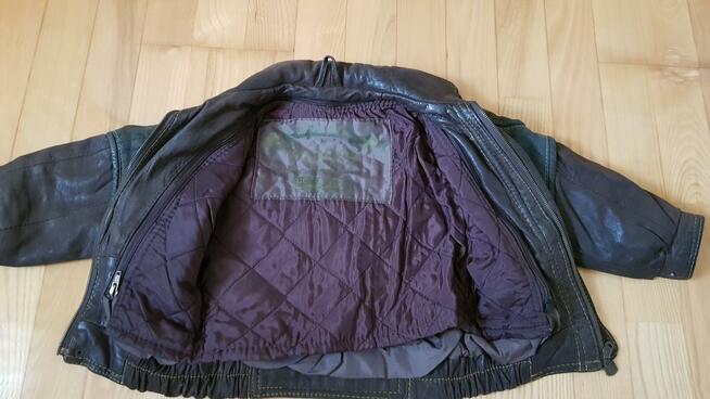 Kurtka skórzana-bomber