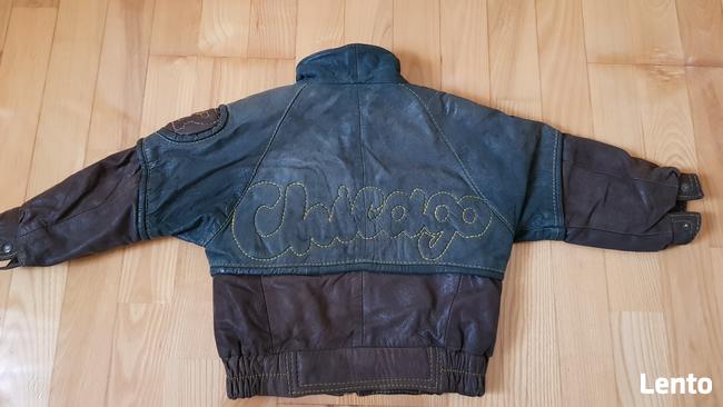 Kurtka skórzana-bomber