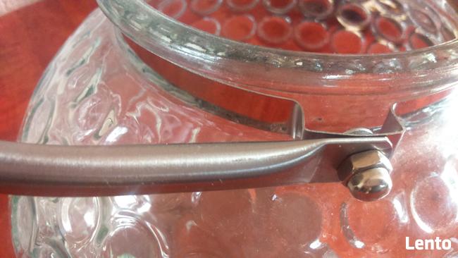 Lampion szklany, świecznik bańka, wazon ,stroik świąteczny