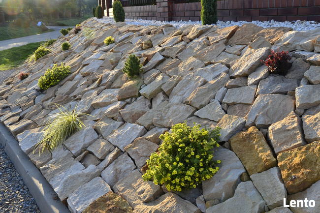 Kamień dekoracyjny ozdobny na skalniak skarpy łupek płaski
