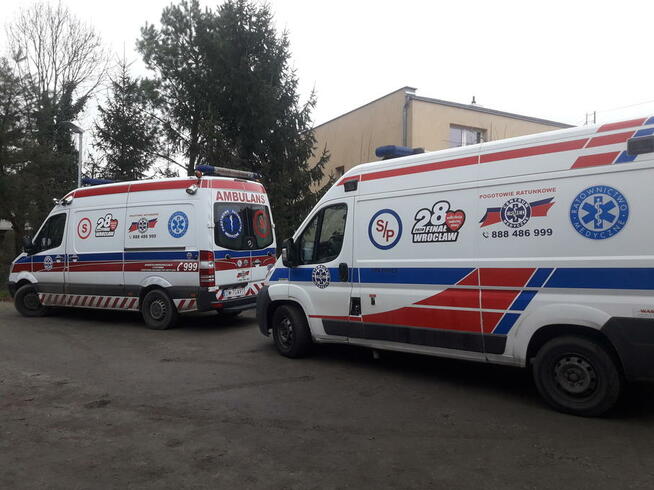 Ambulans-karetka Transport Sanitarny Medyczny Zabezpieczenie