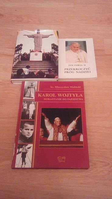 Sprzedam 3 książki o Papieżu Janie Pawle II - wysyłka gratis