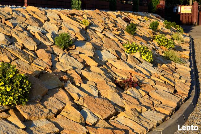 Kamień dekoracyjny ozdobny na skalniak skarpy łupek płaski