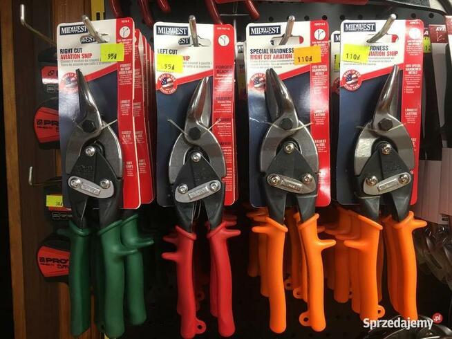 DEKARZU !!! Nożyce do cięcia blachy prawe - lewe - MIDWEST