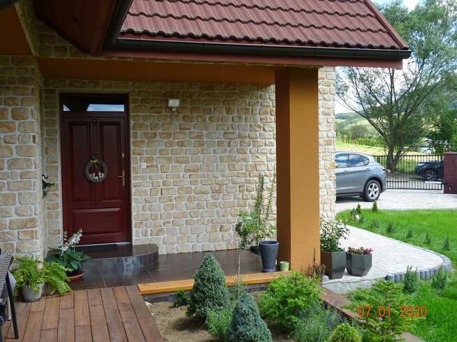 Kamień płytki na dom elewacje ściany domu piaskowiec łupek