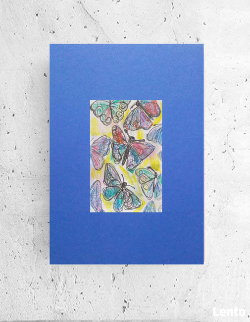 motylki plakat na scianę, motyle grafika do pokoju a4