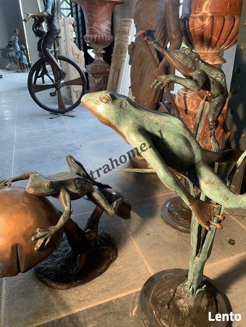 Zakochane Żurawie z brązu ptak symbolizujący szczęście h150