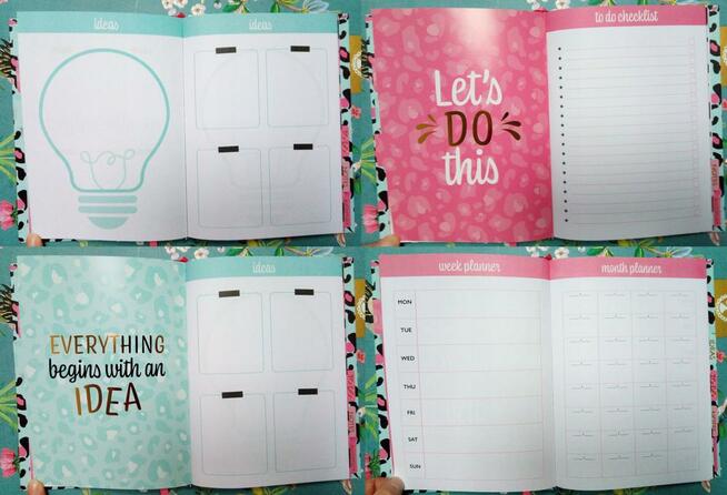 Centkowany planer osobisty organizer terminarz