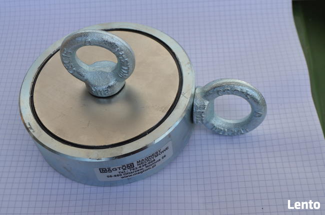 Magnesy do poszukiwań magnes neodymowy F600x2 1100Kg/