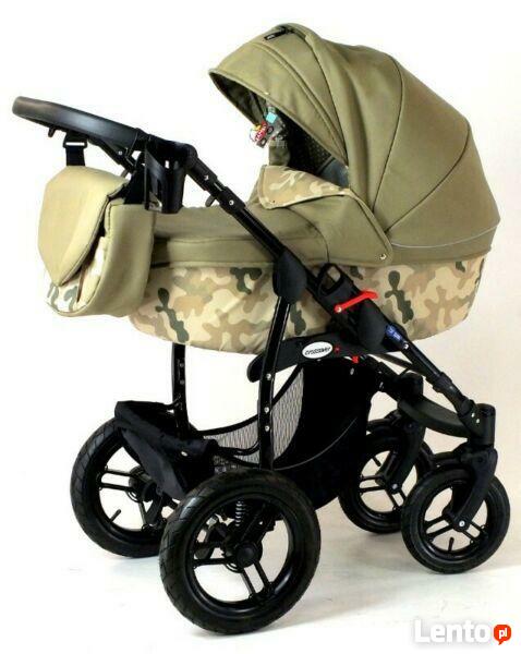 Nowy wojskowy wózek dziecięcy MORO IDEALNY DLA CHŁOPCA