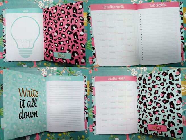 Centkowany planer osobisty organizer terminarz