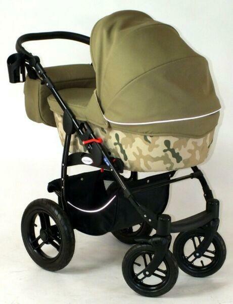 Nowy wojskowy wózek dziecięcy MORO IDEALNY DLA CHŁOPCA