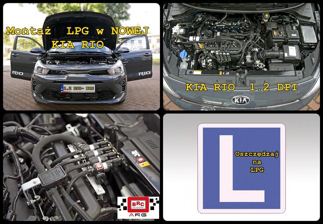 Nowa Kia Rio 1.2 DPI montaż gazu BRC nauka jazdy L Łódź