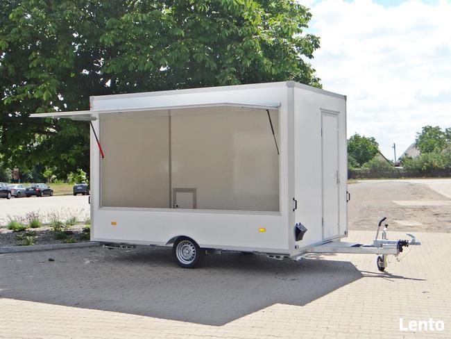 przyczepa gastronomiczna food truck handlowa mobilny caterin