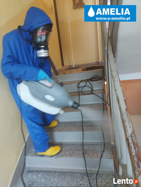 dezynfekcja ozonowanie z lampami-UV zamgławianie CAŁY ŚLĄSK