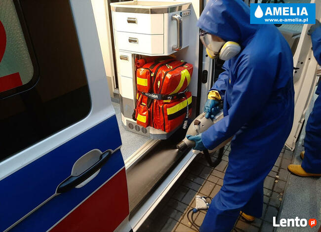 dezynfekcja ozonowanie z lampami-UV zamgławianie kujaws-pom