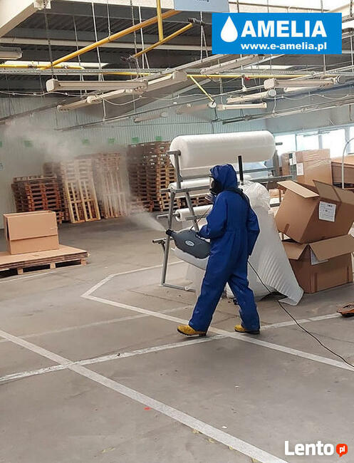 dezynfekcja ozonowanie z lampami-UV zamgławianie kujaws-pom