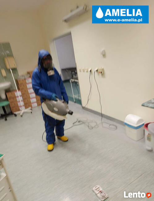 dezynfekcja ozonowanie z lampami-UV zamgławianie kujaws-pom