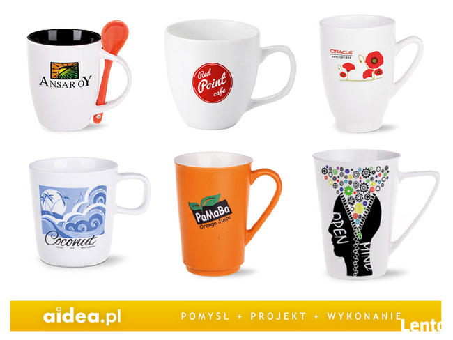 kubki z nadrukiem, filiżanki z nadrukiem, nadruk na kubkach