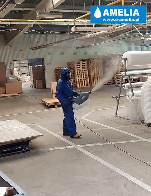 dezynfekcja ozonowanie z lampami-UV zamgławianie Piła