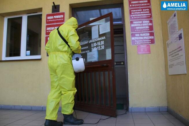 dezynfekcja ozonowanie z lampami-UV zamgławianie Lubuskie