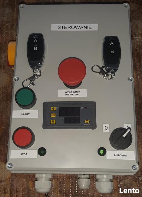 Sterownik zgarniacza hydraulicznego na pilota, automat