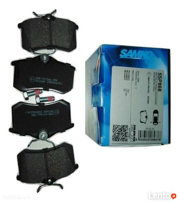 KLOCKI tyl AUDI A3 1.6 102KM 00-03